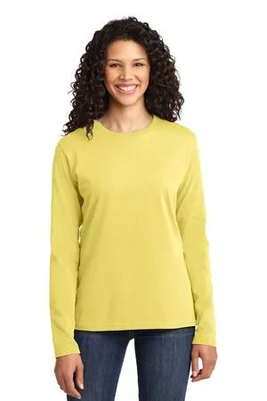 LPC54LS Port & Company Ladies Long Sleeve Core Cotton Tee.