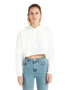 LS12000 Lane Seven Ladies Cropped Fleece Hoodie