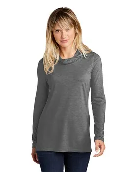 LST406 Sport-Tek Ladies PosiCharge Tri-Blend Wicking Long Sleeve Hoodie