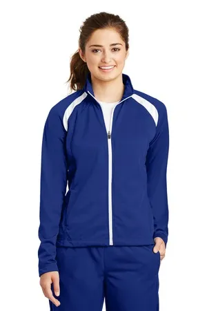 LST90 Sport-Tek Ladies Tricot Track Jacket.