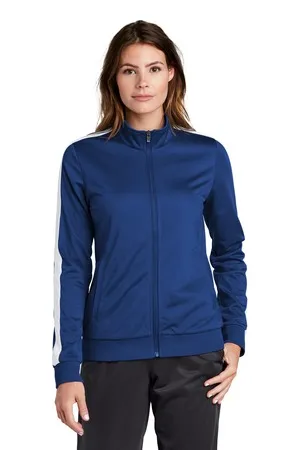 LST94 Sport-Tek Ladies Tricot Track Jacket.