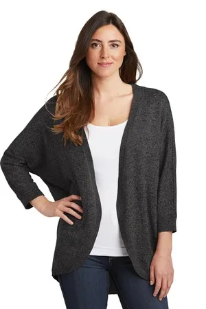 LSW416 Port Authority Ladies Marled Cocoon Sweater.