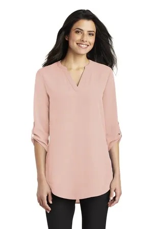 LW701 Port Authority Ladies 3/4-Sleeve Tunic Blouse.