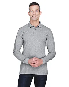 M265L Harriton Mens 5.6 oz. Easy Blend Long-Sleeve Polo
