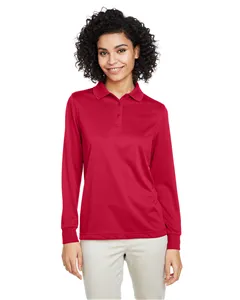 M348LW Harriton Ladies Advantage Snag Protection Plus IL Long Sleeve Polo