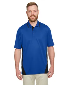 M386T Harriton Mens Tall Flash Snag Protection Plus IL Colorblock Polo