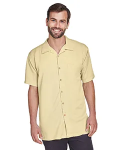 M570 Harriton Mens Bahama Cord Camp Shirt M570 Harriton Mens Bahama Cord Camp Shirt