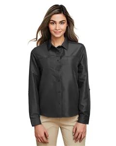 M580LW Harriton Ladies Key West Long-Sleeve Performance Staff Shirt