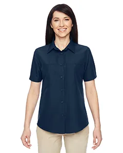 M580W Harriton Ladies Key West Short-Sleeve Performance Staff Shirt