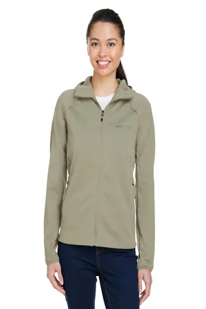 M15393 Marmot Ladies Leconte Full Zip Hooded Jacket