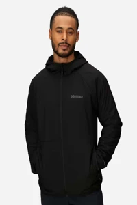 M16219 Marmot Mens Aerothermal Soft Shell Hooded Jacket