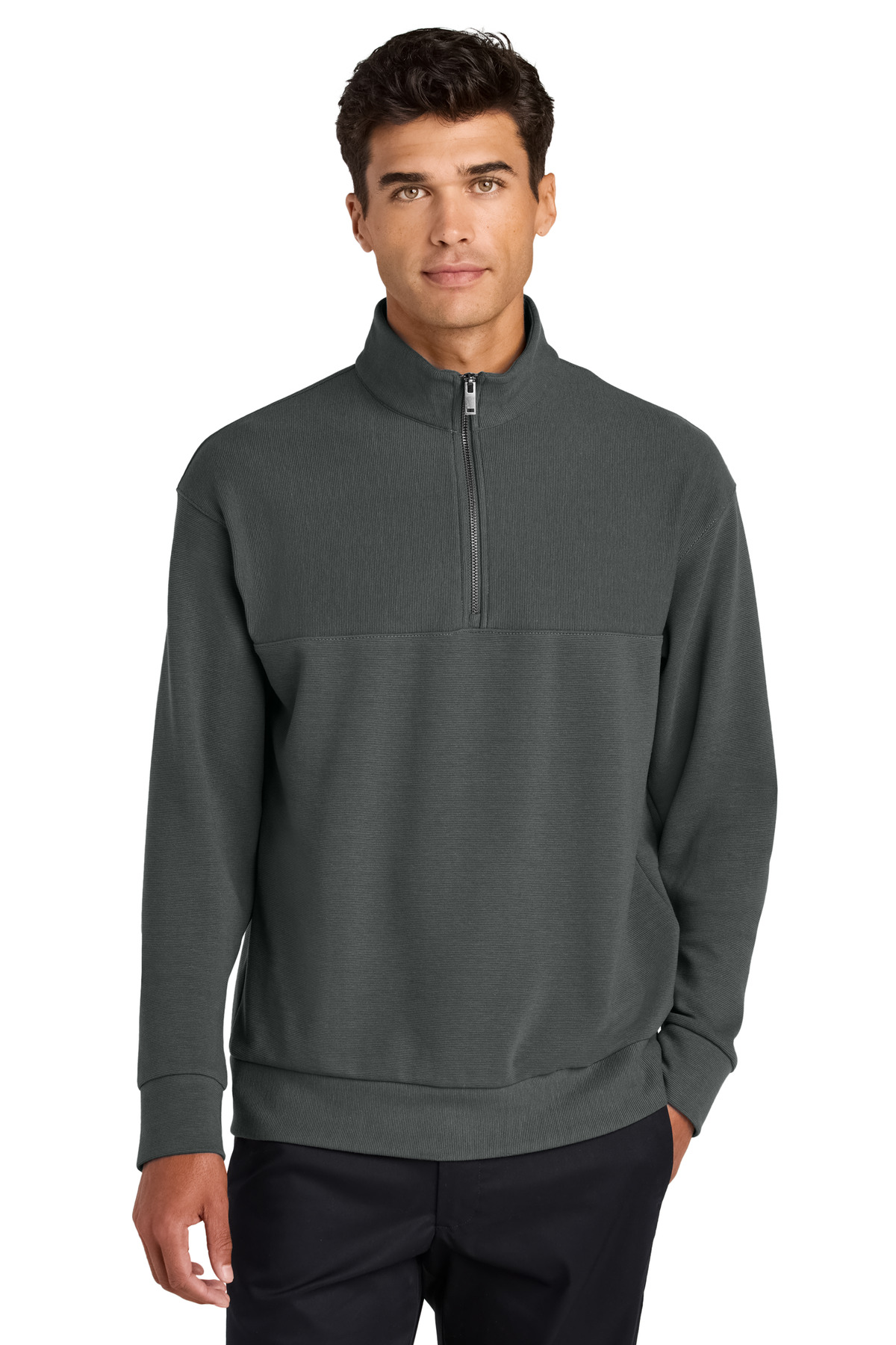 MM3040 Mercer+Mettle Linear Texture 1/4-Zip