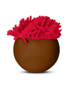 PL-1001 MopToppers Multi-Cultural Stress Reliever Brown