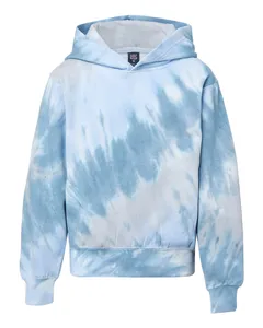 128Y MV Sport Youth Classic Fleece Tie Dye Hood