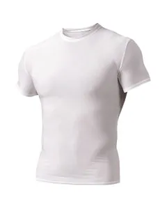N3130 A4 Adult Polyester Spandex Short Sleeve Compression T-Shirt N3130 A4 Adult Polyester Spandex Short Sleeve Compression T-Shirt