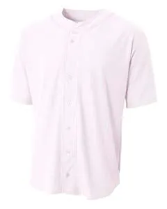 N4184 A4 Shorts Sleeve Full Button Baseball Top N4184 A4 Shorts Sleeve Full Button Baseball Top