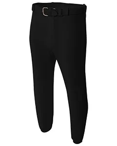 NB6195 A4 Youth Double Play Polyester Elastic Waist With Belt Loops Baseball Pant