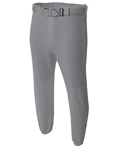 NB6195 A4 Youth Double Play Polyester Elastic Waist With Belt Loops Baseball Pant