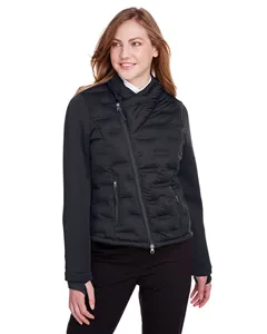 NE710W North End Ladies Loft Pioneer Hybrid Bomber Jacket NE710W North End Ladies Loft Pioneer Hybrid Bomber Jacket