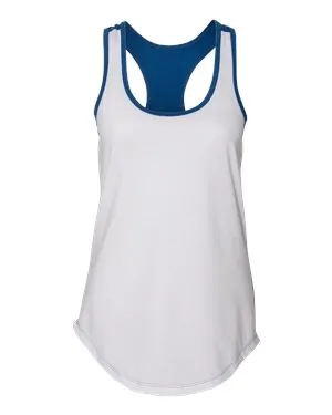 1534 Next Level Women’s Ideal Colorblocked Racerback Tank
