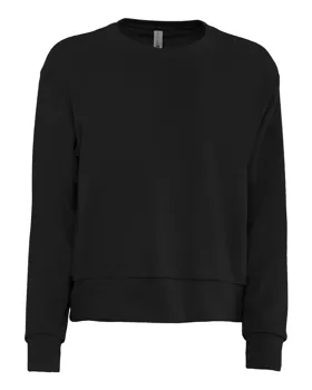 9084 Next Level Ladies Laguna Sueded Sweatshirt