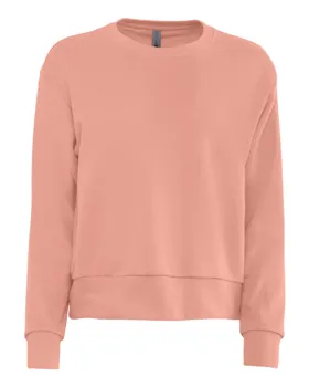 9084 Next Level Ladies Laguna Sueded Sweatshirt