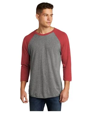 NL6051 Next Level Unisex Tri-Blend 3/4-Sleeve Raglan Tee.