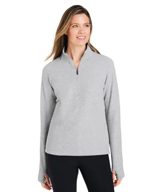 NE725W North End Ladies Spirit Textured Quarter-Zip