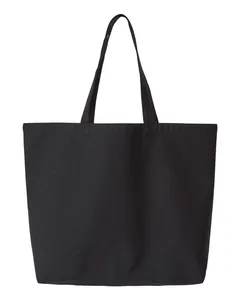 OAD108R OAD Jumbo Recycled Midweight Gusseted Canvas Tote