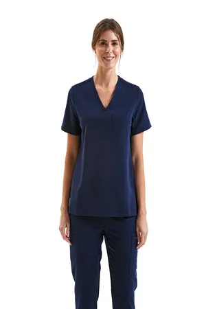 NN300 Onna By Premier Ladies Limitless V-Neck Stretch Scrub Top