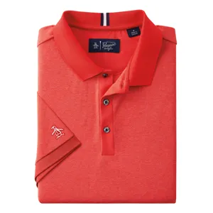 OGKSA0A0 Original Penguin Intarsia Heathered Jacquard Polo