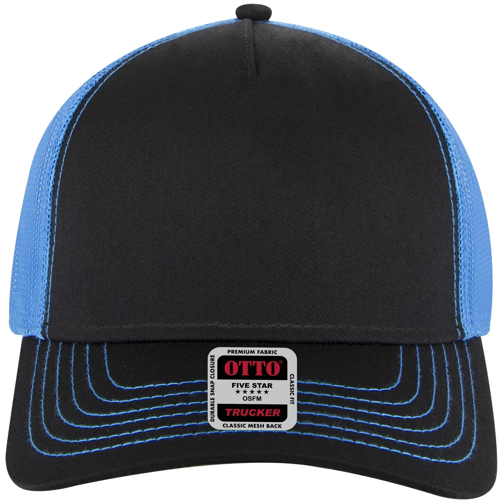 102-664 OTTO CAP 5 Panel Low Profile Mesh Back Trucker Hat