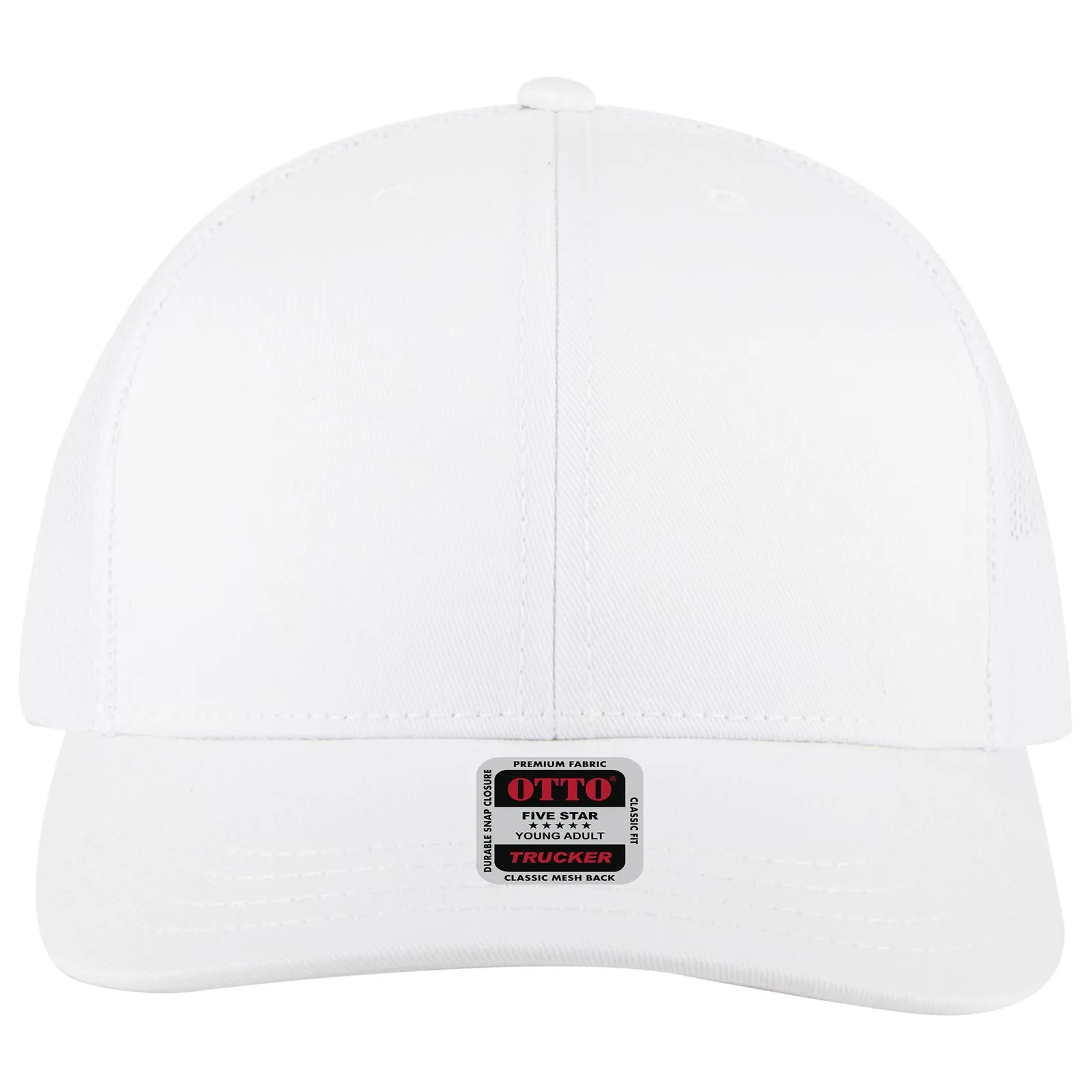 112-1 OTTO CAP 6 Panel Mid Profile Mesh Back Trucker Hat