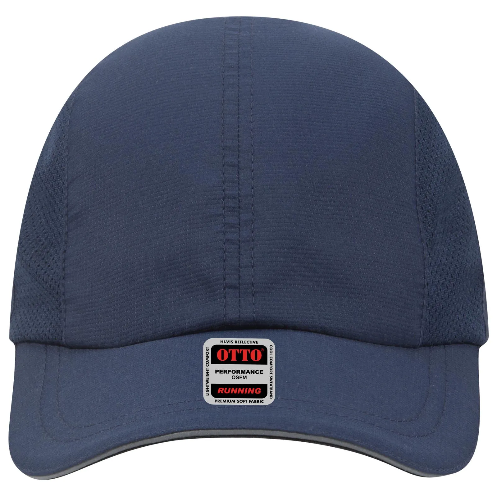 OTTO 133-1240 CAP Reflective 6 Panel Running Hat
