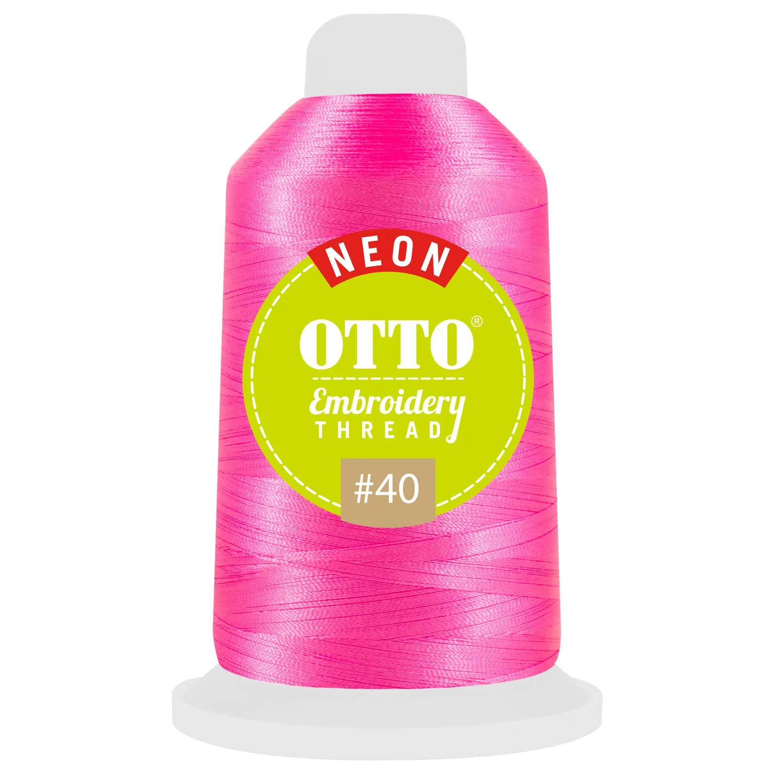 157-109 OTTO Embroidery Neon Thread #40 1,100 yd. Cone