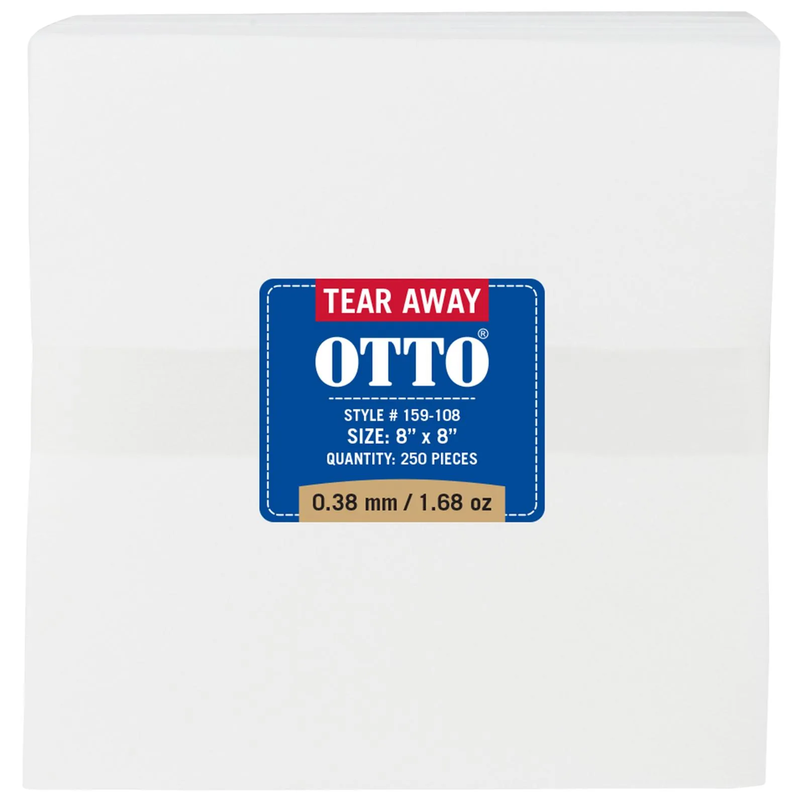 159-108 OTTO Tear Away Backing Sheets