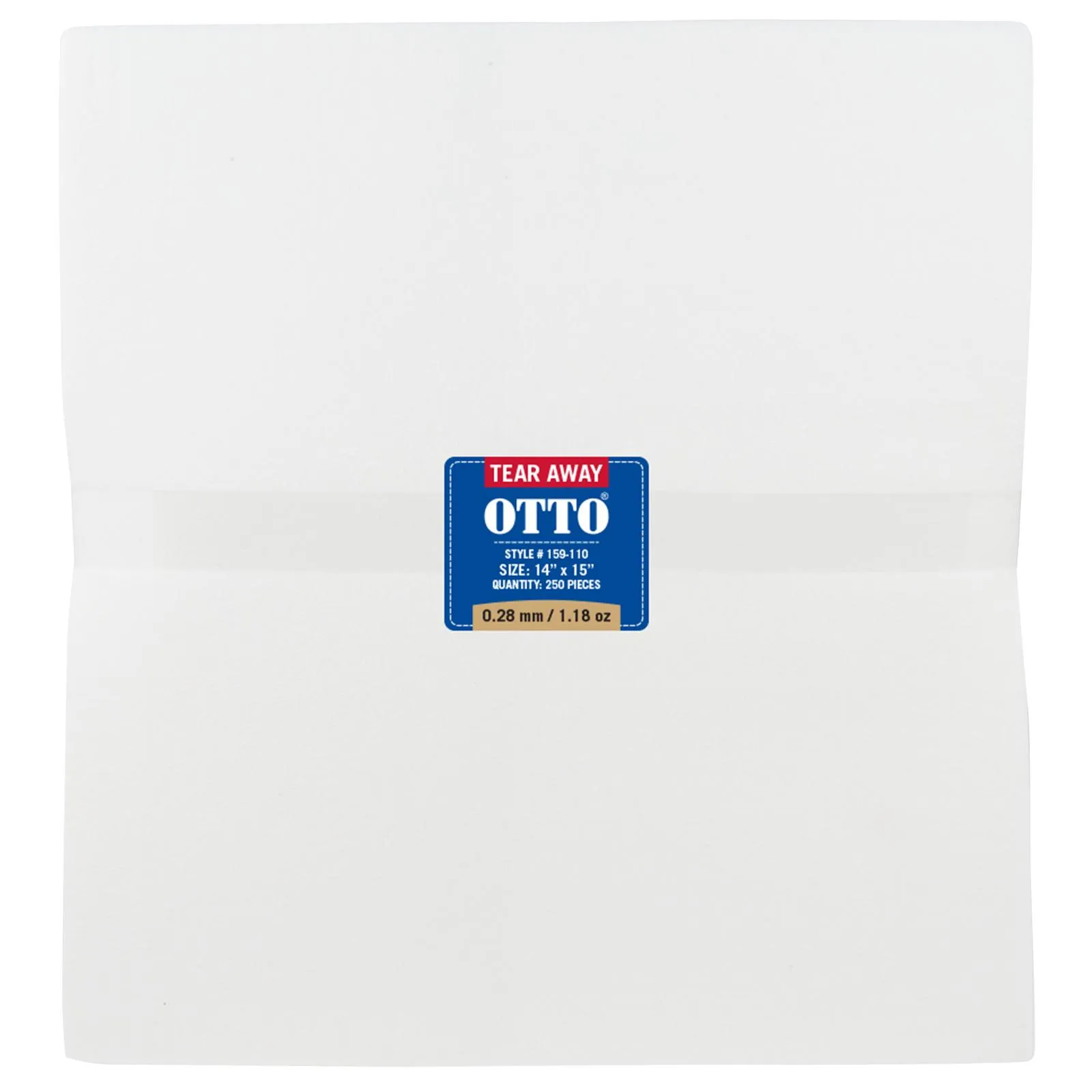 159-110 OTTO Tear Away Backing Sheets