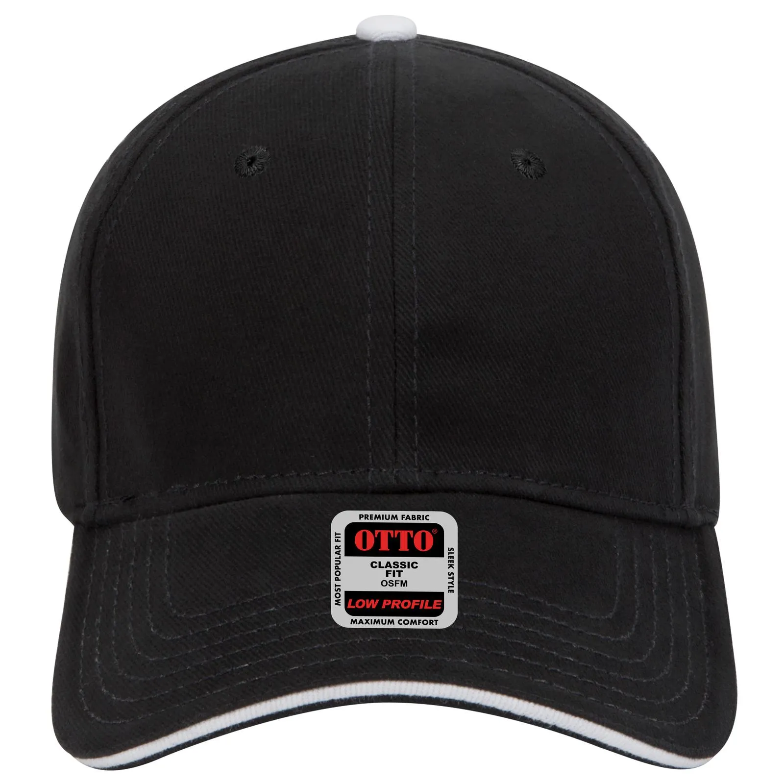 23-255 OTTO CAP 6 Panel Low Profile Baseball Cap