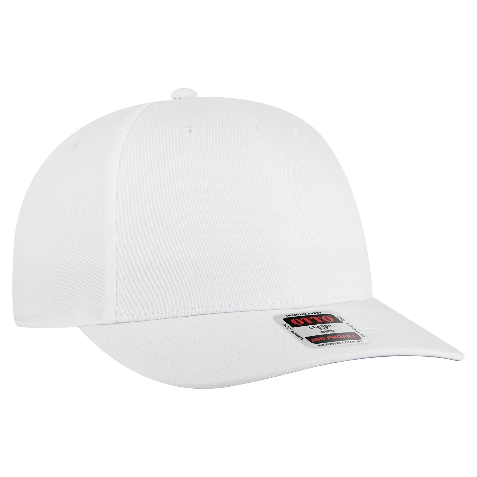 270-1 OTTO CAP Seamless 6 Panel Mid Profile Baseball Cap