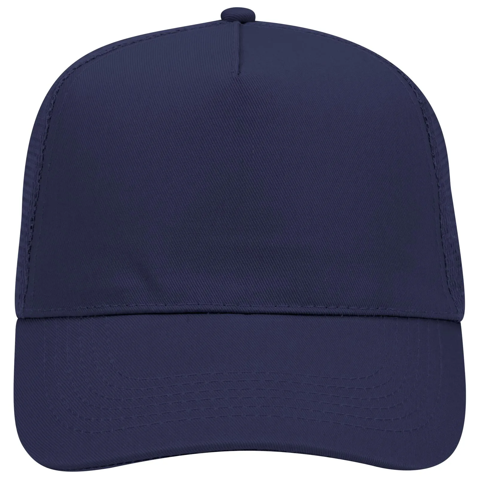 32-1104 OTTO CAP 5 Panel Mid Profile Mesh Back Trucker Hat