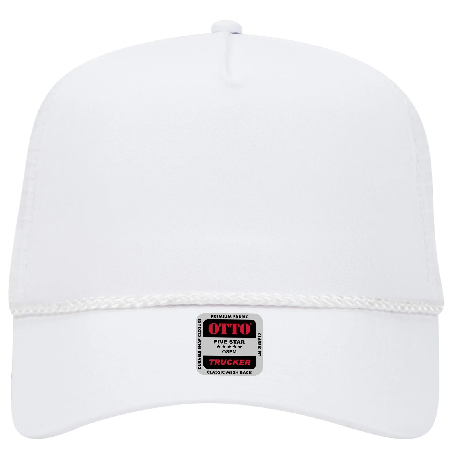 39-071 OTTO CAP 5 Panel Mid Profile Mesh Back Trucker Hat