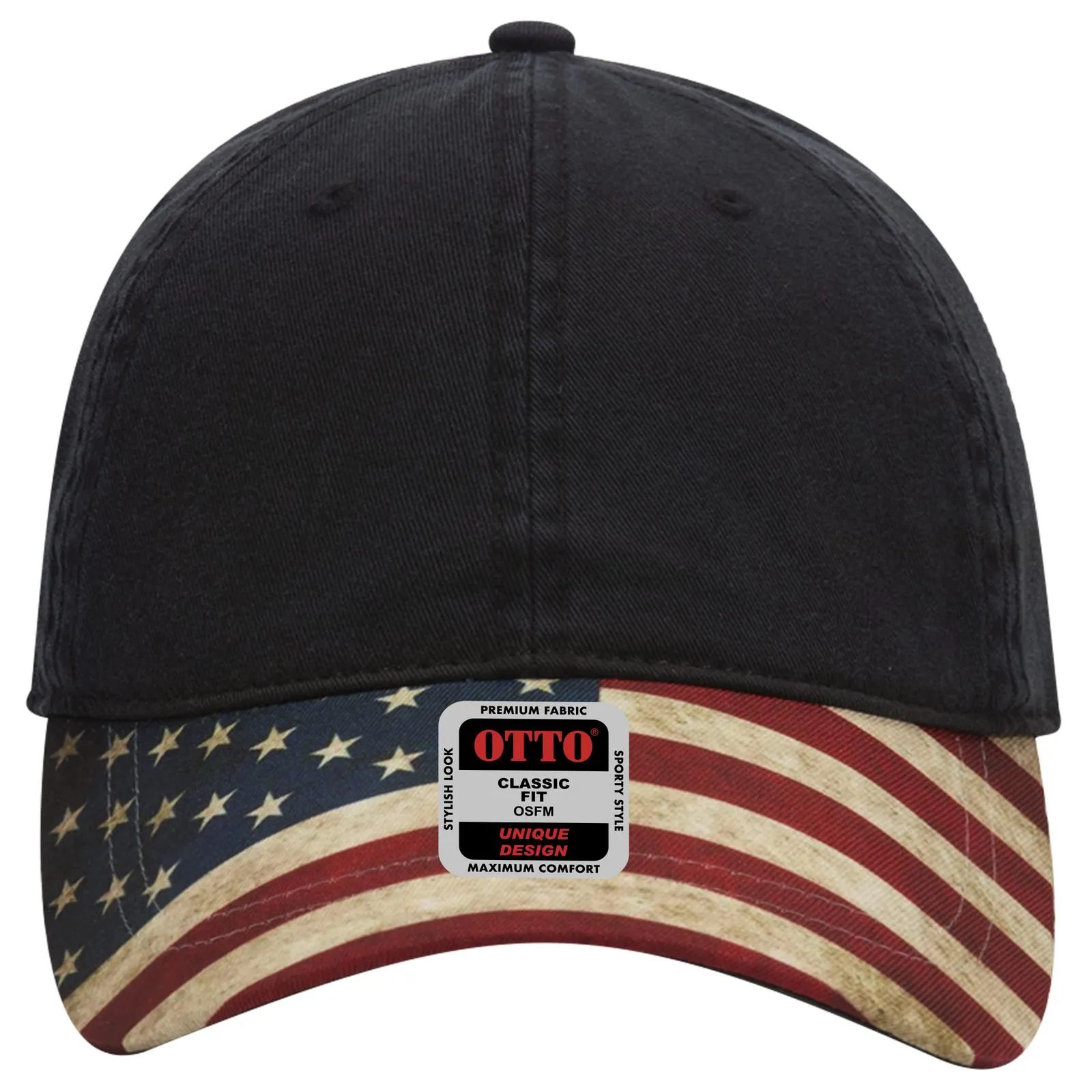 80-1180 OTTO CAP 6 Panel Low Profile Baseball Cap