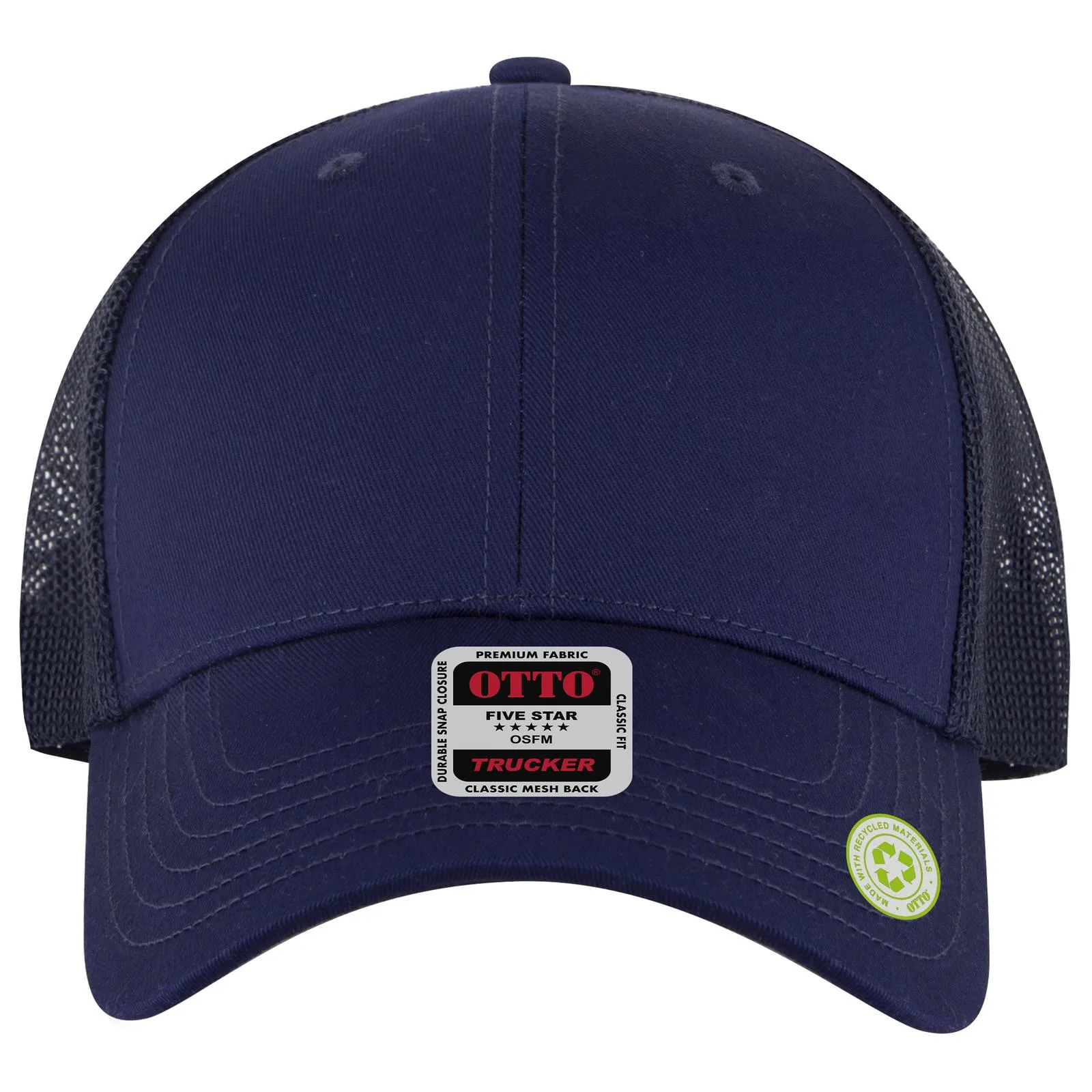 83-4 OTTO CAP 6 Panel Low Profile Mesh Back Trucker Hat