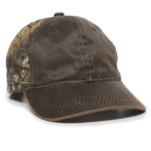 HPC-305 Outdoor Cap Weathered Cotton with Camo Cap