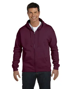 P180 Hanes - EcoSmart Full-Zip Hooded Sweatshirt.