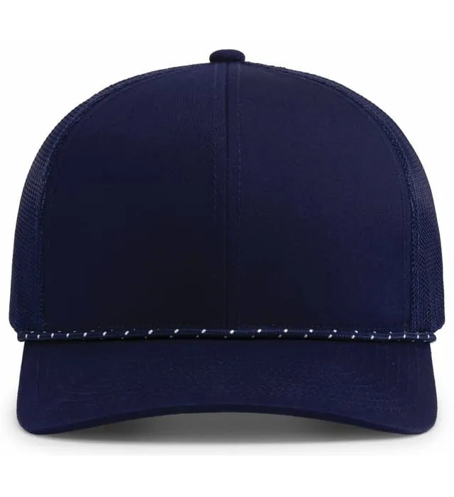 104BR PACIFIC HEADWEAR Trucker Snapback Braid Cap