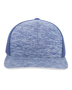 106C PACIFIC HEADWEAR Aggressive Heather Trucker Snapback Cap 106C PACIFIC HEADWEAR Aggressive Heather Trucker Snapback Cap