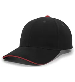 121C PACIFIC HEADWEAR Brushed Twill Cap With Sandwich Bill 121C PACIFIC HEADWEAR Brushed Twill Cap With Sandwich Bill