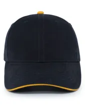 121C PACIFIC HEADWEAR Brushed Twill Cap With Sandwich Bill