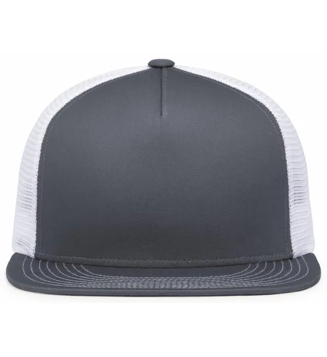 4D7 PACIFIC HEADWEAR D-SERIES 5-PANEL TRUCKER SNAPBACK CAP